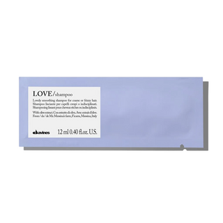 Davines Set, Love Smoothing, Shampoo Capelli, Lisciante, 12 pz, 12 ml
