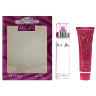 Scenografo francese: Paris Girl Eau De Parfum Per donna 100 ml + Paris Girl Idrata Lozione per il corpo 90 ml