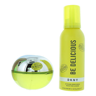 Set Dkny: Be Delicious, Eau De Parfum, per donna, 100 ml + Be Delicious, Detergente, Mousse doccia, 150 ml