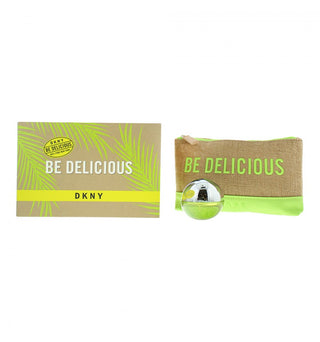 Set Dkny: Be Delicious GWP Textile Pouch + Be Delicious Eau De Parfum da donna 30 ml