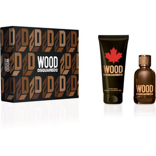 Set Dsquared 2: Green Wood Eau De Toilette Uomo 100 ml + Green Wood Gel Doccia e Shampoo 2 in 1 150 ml