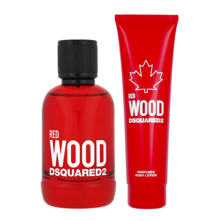 Set Dsquared 2: Red Wood Eau De Toilette Per Donna 100 ml + Red Wood Lozione Corpo 150 ml