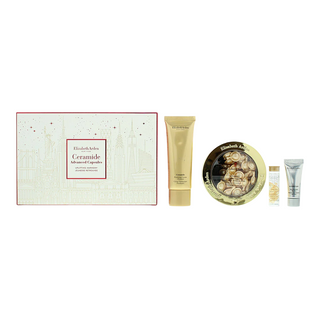 Set Elizabeth Arden: Advanced Ceramide, Restorative & Refreshing, Siero Capsule, Viso, 60 pz + Advanced Ceramide, Restorative, Siero Occhi, 7 pz + Ceramide, Elimina Impurità, Crema Detergente, 50 ml + Superstart, Restorative, Siero, 5 ml
