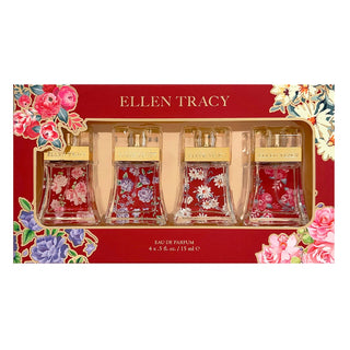 Set Ellen Tracy: Sensational, Eau De Parfum, da donna, 15 ml + Brilliant, Eau De Parfum, da donna, 15 ml + Dazzling, Eau De Parfum, da donna, 15 ml + Dynamic, Eau De Parfum, da donna, 15 ml
