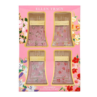 Set Ellen Tracy: Sparkling, Eau De Parfum, da donna, 15 ml + Bloom, Eau De Parfum, da donna, 15 ml + Dashing, Eau De Parfum, da donna, 15 ml + Luminous, Eau De Parfum, da donna, 15 ml