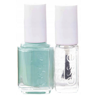Ustawić Essie: Vegan Polish Glossy Glossy Nail Polish 99 Mint Candy Apple 13,5 ml + Pielęgnacja paznokci - Wzmacniacz paznokci Good To Go Top Coat 5 ml