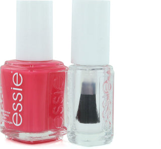 Ustawić Essie: Vegan Polish Gloss 72 Peach Daiquiri 13,5 ml + Pielęgnacja paznokci - Wzmacniacz paznokci Good To Go Top Coat 5 ml