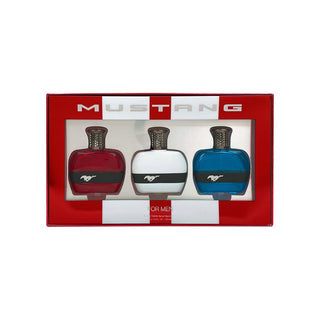Set Ford: Mustang Blue, Eau De Toilette, per uomo, 30 ml + Mustang Red, Eau De Toilette, per uomo, 30 ml + Mustang White, Eau De Toilette, per uomo, 30 ml