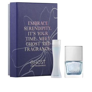 Set Ghost: The Fragrance Eau De Toilette Per Donna 5 ml + Ghost Smalto per Unghie Blu Metallizzato 10 ml