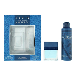 Set Guess: Seducente Homme Blue, Eau De Toilette, per uomo, 50 ml + Seducente Homme Blue, deodorante spray, per uomo, 226 ml