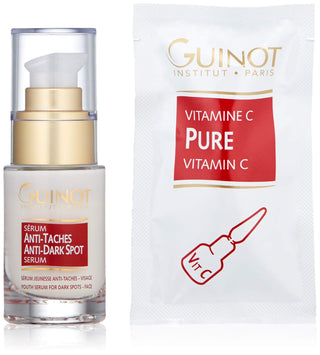 세트 Guinot: 안티-블레미쉬 페이스 세럼 23.5ml + 퓨어 비타민 C 페이스 세럼 1.5ml