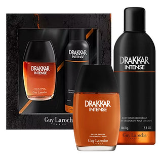 Set Guy Laroche: Drakkar Noir Intense Eau De Parfum da uomo 100 ml + Drakkar Noir Intense Spray corpo 200 ml