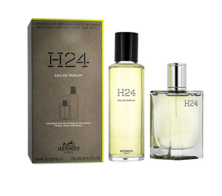 Set Hermes: H24, Eau De Parfum, Per Uomo, 30 ml + H24, Eau De Parfum, Per Uomo, Ricarica, Ricaricabile, 125 ml