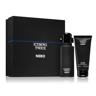 Set Iceberg: Twice Nero, Eau De Toilette, per uomo, 125 ml + Twice Nero, Gel doccia, Su tutto il corpo, 100 ml