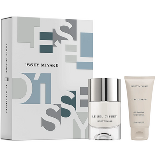 Set Issey Miyake: Le Sel D'Issey Eau De Toilette Per Uomo 50 ml + Le Sel D'Issey Gel Doccia Per Tutti i Tipi di Pelle 50 ml