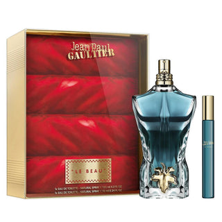 Set Jean Paul Gaultier: Le Beau, Eau De Toilette, per uomo, 125 ml + Le Beau, Eau De Toilette, per uomo, 10 ml