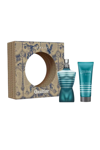 Set Jean Paul Gaultier: Le Male, Eau De Toilette, per uomo, 75 ml + Le Male, detergente, gel doccia, per tutti i tipi di pelle, 75 ml