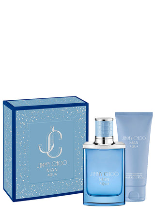 Set Jimmy Choo: Aqua Eau De Toilette Per Uomo 50 ml + Aqua Gel Doccia Per Tutti i Tipi di Pelle 100 ml