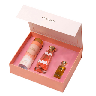 Set Khadlaj: Cloud Candy, Extrait De Parfum, unisex, 100 ml + Cloud Candy, deodorante spray, per donna, 200 ml + Cloud Candy, olio profumato, unisex, 25 ml