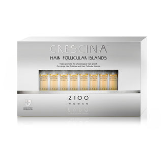 Set, Labo Suisse, Crescina Isole Follicolari 2100, Per Stimolare La Crescita, Siero Trattamento In Fiale, Per Cuoio Capelluto, Per Donna, 20 pz