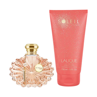Set Lalique: Soleil, Eau De Parfum, da donna, 100 ml + Soleil, idratante, lozione per il corpo, 150 ml