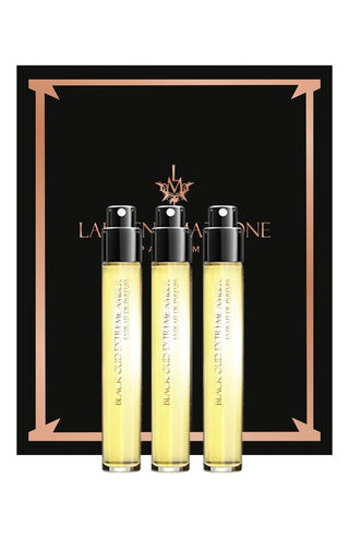 Set Laurent Mazzone Black Oud Extreme Amber Perfume Extract Unisex 3 pieces 15 ml