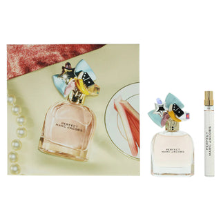 Set Marc Jacobs: Perfect Eau De Parfum da donna 50 ml + Perfect Eau De Parfum da donna 10 ml