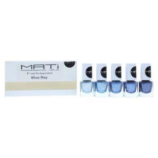 Conjunto Mati Blue Ray Verniz de unhas 5 peças 5 ml 