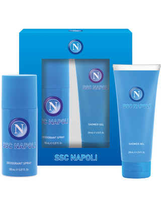Set Ssc Napoli: Napoli Gel Doccia Detergente Per Tutti i Tipi di Pelle 200 ml + Napoli Spray Deodorante Antitraspirante Per Uomo 100 ml