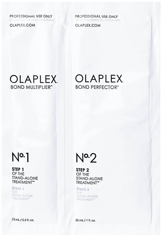 Set stand alone Olaplex: No.1 Bond Multiplier, Hair Lotion Treatment, Bond Repair, 15 ml + No.2 Bond Perfector, Hair Cream Treatment, 30 ml