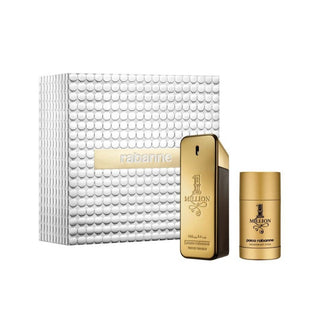 Set Paco Rabanne: 1 Million, Eau De Toilette, Per Uomo, 100 ml + 1 Million, Deodorante Stick, Per Uomo, 75 ml
