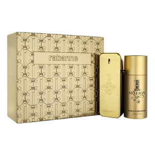 Set Paco Rabanne: 1 Million, Eau De Toilette, per uomo, 50 ml + 1 Million, Deodorante Stick, per uomo, 75 ml