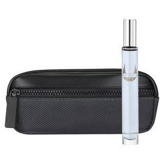 Set Paco Rabanne : Invictus, Eau De Toilette, da uomo, 10 ml *Miniature + Invictus, Travel, Pouch, Black