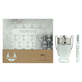 Set Paco Rabanne: Invictus Eau de Toilette per uomo 100 ml + Invictus Eau de Toilette per uomo 10 ml *Miniatura