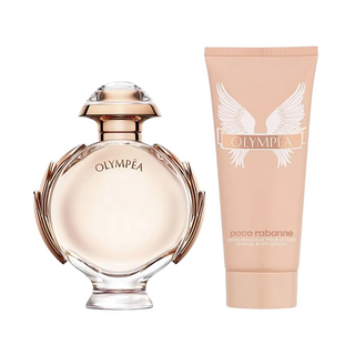 Set Paco Rabanne: Olympea, eau de parfum, da donna, 50 ml + Olympea, lozione per il corpo, 100 ml