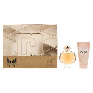 Set Paco Rabanne: Olympea, eau de parfum, da donna, 50 ml + Olympea, idratante, lozione per il corpo, 75 ml