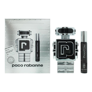 Set Paco Rabanne: Phantom, eau de toilette, per uomo, 100 ml + Phantom, eau de toilette, per uomo, 10 ml