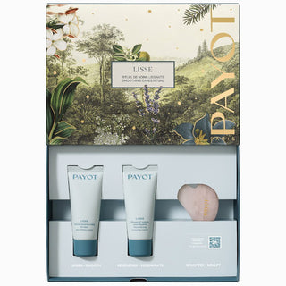 Set Payot: Lisse, Resurfacing, Notte, Crema, Per il viso, 30 ml + Lisse, Levigante antirughe, Crema, Per il viso, 30 ml + Mini Gua Sha, Rosa chiaro, Lifting, Pietra per massaggio viso