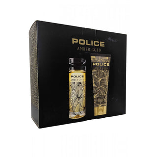 Set Police: Amber Gold, Eau De Toilette, per donne, 100 ml + Amber Gold, idratante, lozione per il corpo, 125 ml