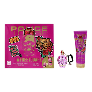 Set Police: To Be Free To Dare, idratante, lozione per il corpo, 100 ml + To Be Free To Dare, eau de parfum, per donna, 40 ml