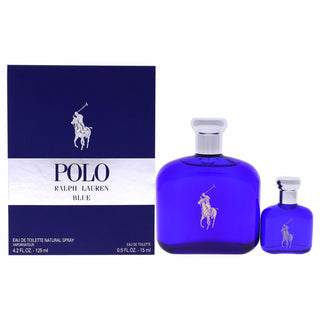 Set Ralph Lauren: Polo Blue, Eau De Toilette, per uomo, 125 ml + Polo Blue, Eau De Toilette, per uomo, 15 ml *Miniatura