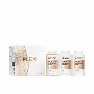 Set Revox B77: Plex Bond Step 1 Trattamento in crema per capelli Riparazione dei legami 260 ml + Plex Bond Step 2 Trattamento in crema per capelli Riconnette i legami e li protegge 2 pezzi 260 ml