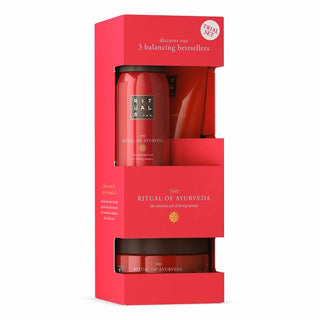 Rituals Set Rituali: The Ritual Of Ayurveda, Shower Mousse, 50 ml + The Ritual Of Ayurveda, Rejuvenating, Scrub Corpo, 125 g + The Ritual Of Ayurveda, Balancing, Crema Corpo, 70 ml