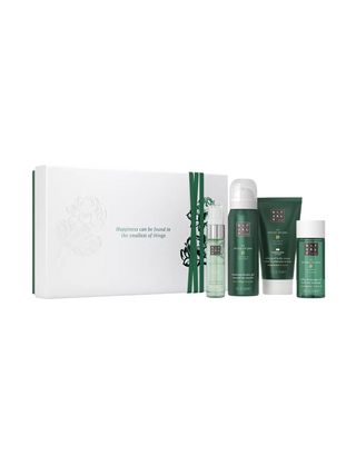 Set Rituals: The Ritual Of Jing, Gel doccia, Tutti i tipi di pelle, 50 ml + The Ritual Of Jing, Crema corpo lenitiva, 70 ml + The Ritual Of Jing, Olio corpo secco nutriente, 50 ml + The Ritual Of Jing, Pillow Mist Spray, 20 ml