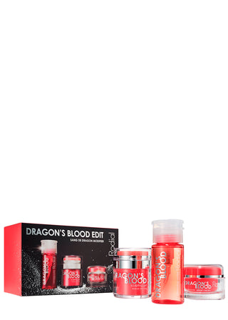 Set Rodial: Dragon's Blood Crema Idratazione Intensa Per il Viso 50 ml + Dragon's Blood Gel Modellante Per il Viso 50 ml + Dragon's Blood Acqua Micellare Purificante Per Tutti i Tipi di Pelle 100 ml