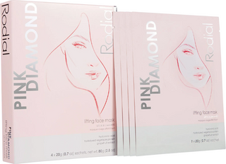 Set Rodial Pink Diamond Lifting Maschera in tessuto Viso 4 pezzi 20 g