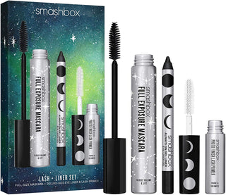 Set Smashbox: Photo Finish Primer per ciglia 4 ml + Always On Matita eyeliner in gel Brewed 12 g + Full Exposure Mascara volumizzante impermeabile nero 956 ml