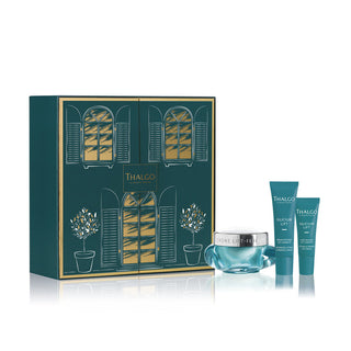 Set Thalgo: Silicium Marine Anti-Wrinkle Day Cream For The Face 50 ml + Silicium Marine Firming Night Serum For The Face 30 ml + Silicium Marine Day Eye Cream 10 ml