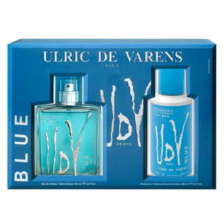 Set Ulric De Varens: Blue Eau De Toilette per uomo 100 ml + Blue Deodorante Spray per uomo 200 ml