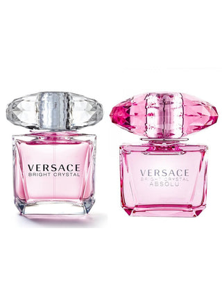 Set Versace: Bright Crystal Absolu Eau De Parfum da donna 30 ml + Bright Crystal Eau De Toilette da donna 30 ml